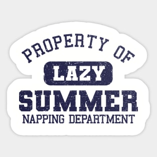 Napping Department Sticker